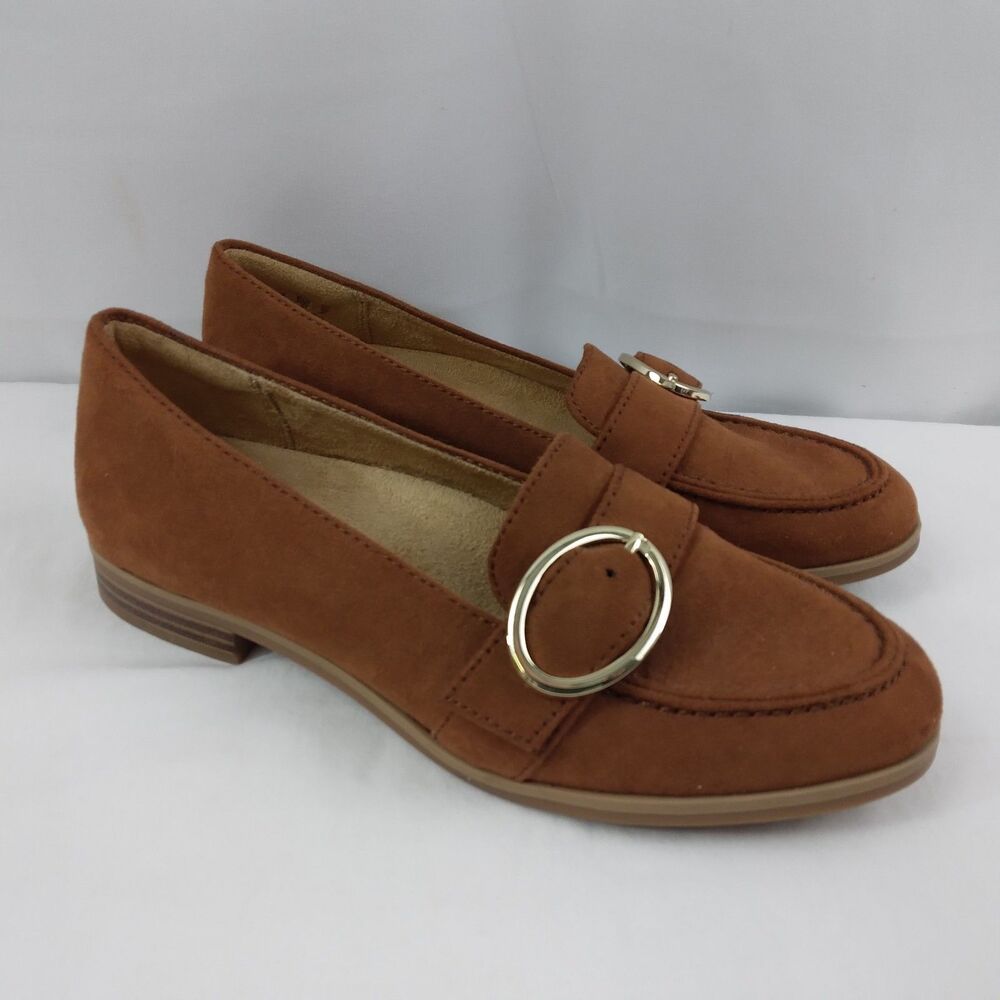 Naturalizer Mina Slip On Loafers Brown Career Casual Preppy Women's Size 5 M
